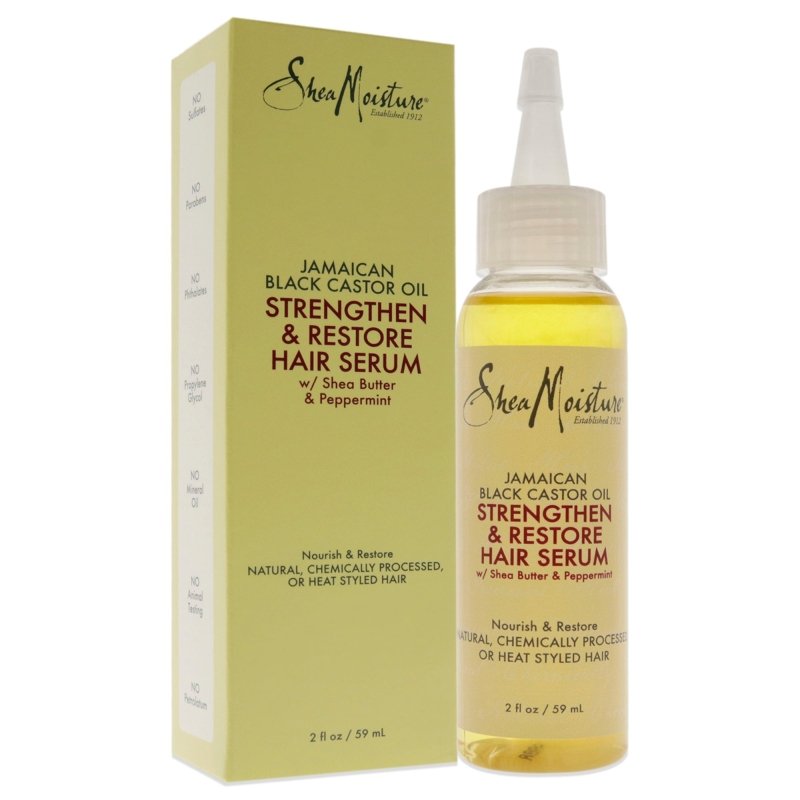 Jamaican Black Castor Oil Strengthen and Restore Hair Serum by Shea Moisture for Unisex - 2 oz Serum - Serum - British D'sire