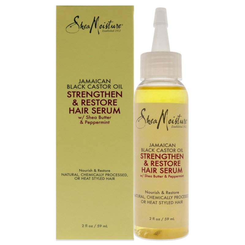 Jamaican Black Castor Oil Strengthen and Restore Hair Serum by Shea Moisture for Unisex - 2 oz Serum - Serum - British D'sire