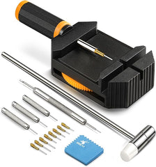 JOREST Watch Link Removal Kit, Watch Band Repair Tool for Strap Adjustment, Watch Resize Shortening Tool, Bracelet Chain Pin Remover, Watch Adjuster, Watch Hammer, with User Manual, Punch Pins - Repair Tools & Kits - British D'sire