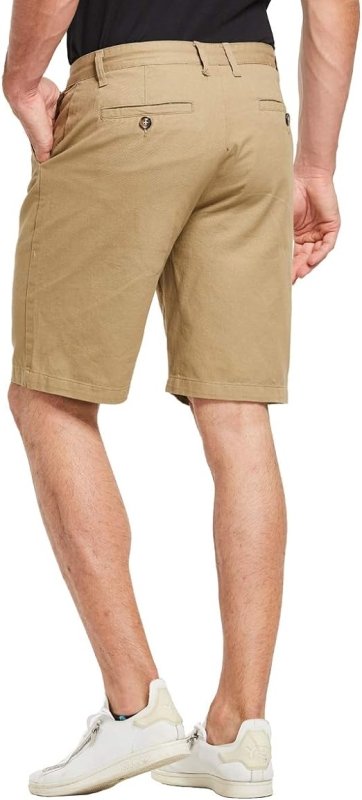 Just Sun Men's Casual Chino Shorts Classic Summer - Men's Shorts and Boxers - British D'sire