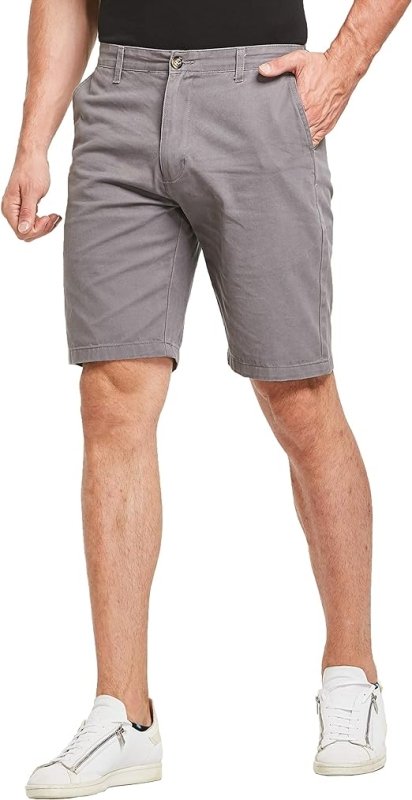 Just Sun Men's Casual Chino Shorts Classic Summer - Men's Shorts and Boxers - British D'sire