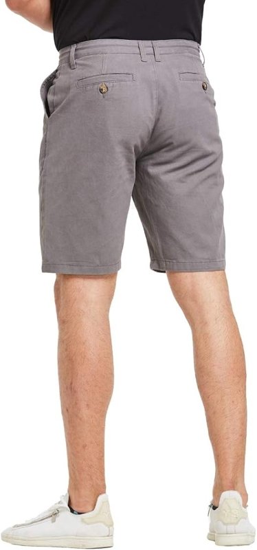 Just Sun Men's Casual Chino Shorts Classic Summer - Men's Shorts and Boxers - British D'sire