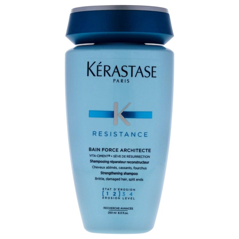 Kerastase - Bain Force Architecte Shampoo for Unisex - 8.5 oz Shampoo - Shampoo - British D'sire