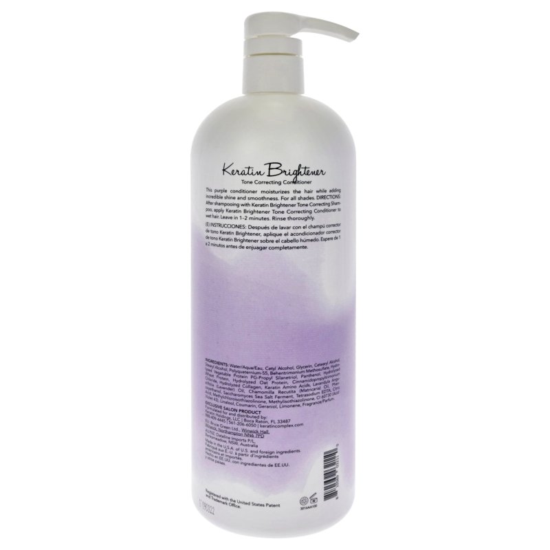 Keratin Perfect - Keratin Brightener Conditioner for Unisex - 32 oz Conditioner - Conditioner - British D'sire