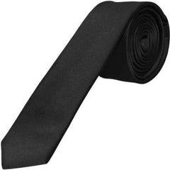 Kids Boys Plain Long Length Satin Ties 8 - 16 Years - Kids Ties - British D'sire