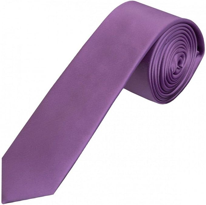 Kids Boys Plain Long Length Satin Ties 8 - 16 Years - Kids Ties - British D'sire