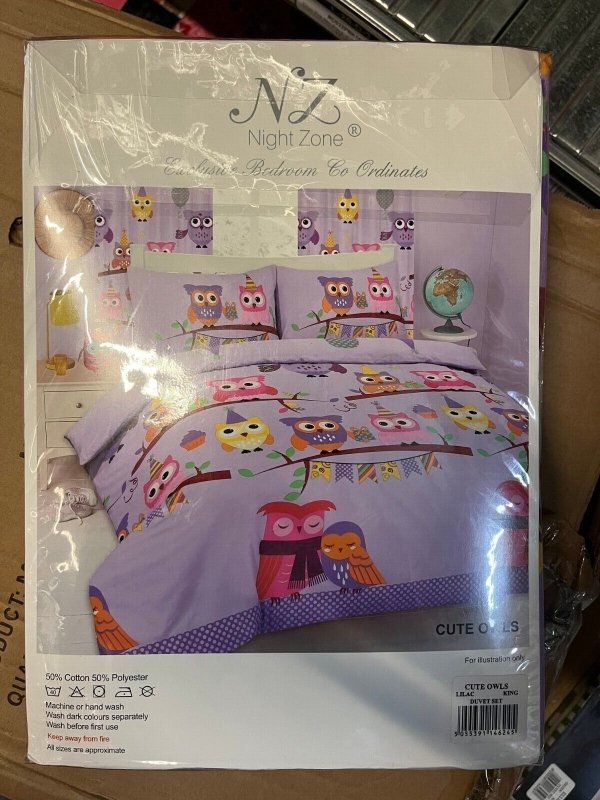 Kids Cute Owls Duvet Cover Set - Home, Furniture & DIY:Bedding:Bedding Sets & Duvet Covers - British D'sire