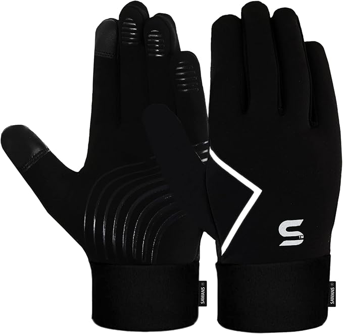 Kids Running Sports Gloves Cycling Boys Winter Touch Screen Thermal Children Girls Windproof Outdoor Anti - slip Gloves Warm Bike Riding Football Walking Ski Ages 4 - 12 - Kids Accessories - British D'sire