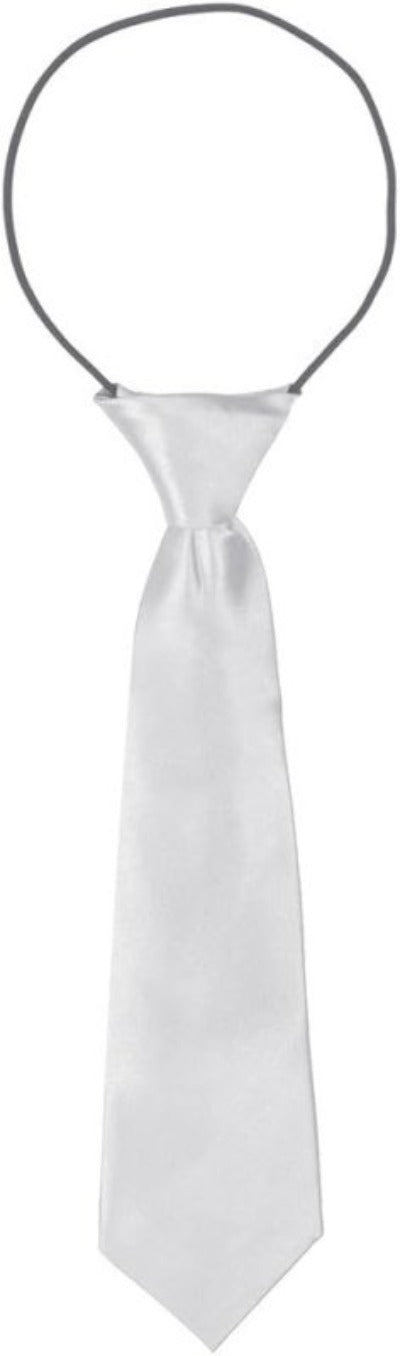 Kids Toddler Adjustable Elastic Fashion Suspenders Bow Tie Necktie Set (White) - British D'sire