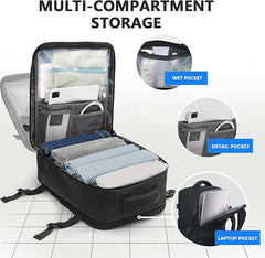 KIRFEIHT Cabin Bags 40x20x25 for Ryanair Underseat Carry - Ons Travel Backpack - Hand Luggage Backpack Cabin Bag Size 20L - Daypack School Office Bag with USB Port - Luggage & Bags - British D'sire