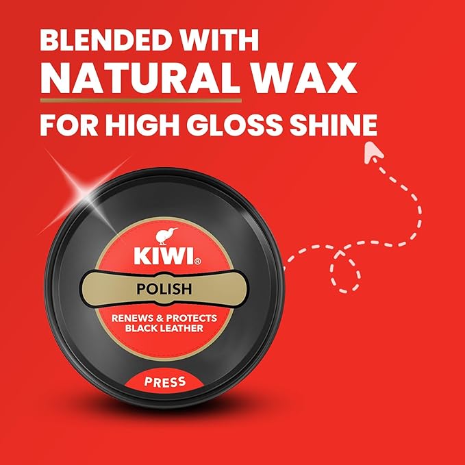 Kiwi Shoe Polish Black - Shoe Polishes - British D'sire