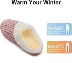 Ladies House Slippers Memory Foam Slippers for Women Comfortable Warm Cosy Non Slip Indoor Outdoor Home Slippers - Autumn Winter House Slippers - British D'sire