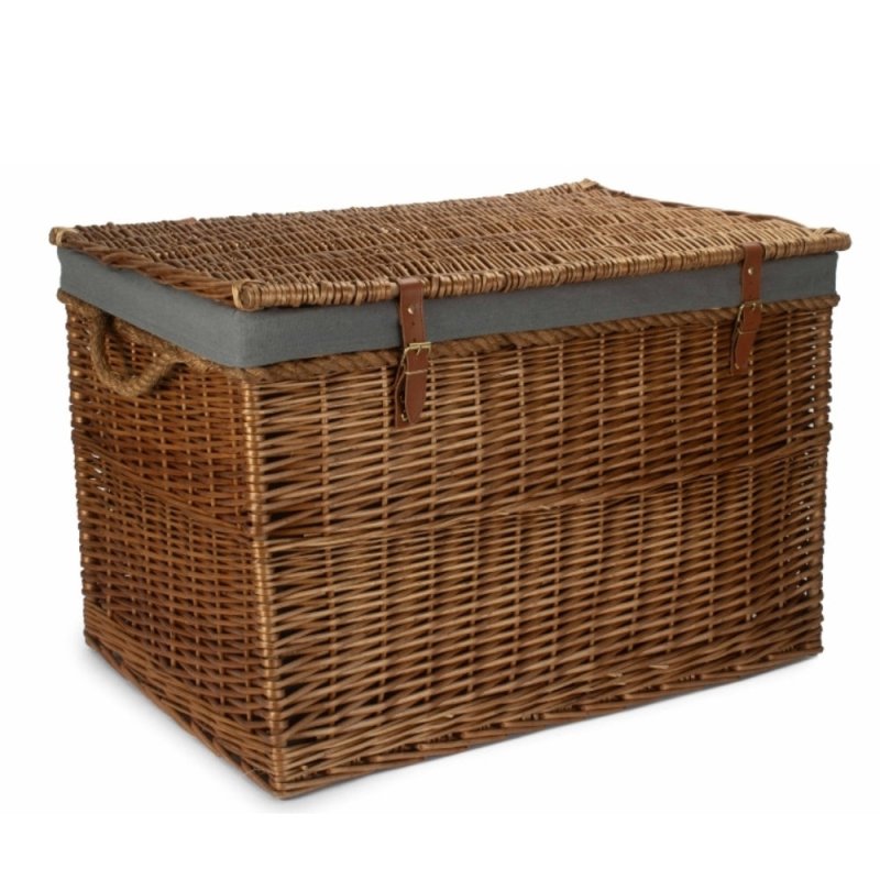 Large Light Steamed Storage Hamper - Storage Baskets - British D'sire