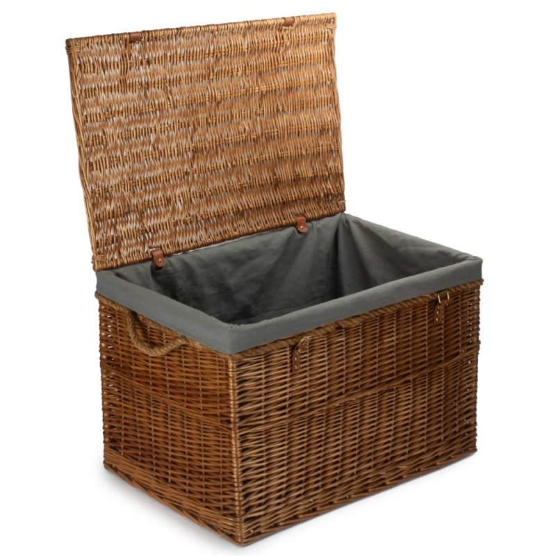 Large Light Steamed Storage Hamper - Storage Baskets - British D'sire