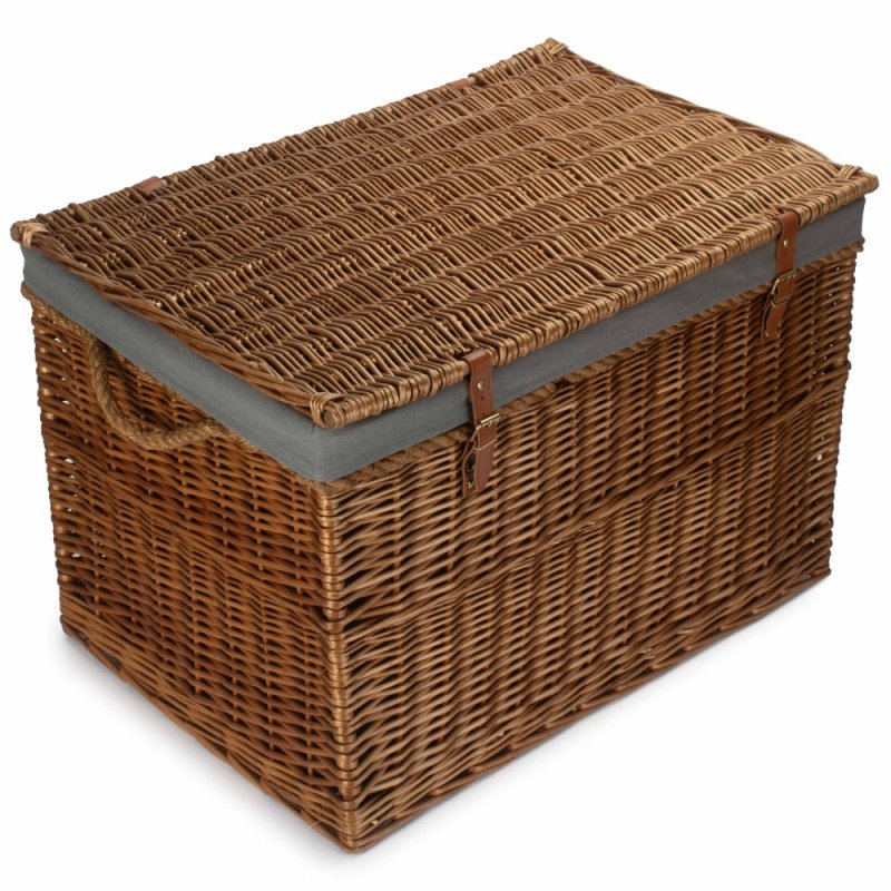 Large Light Steamed Storage Hamper - Storage Baskets - British D'sire