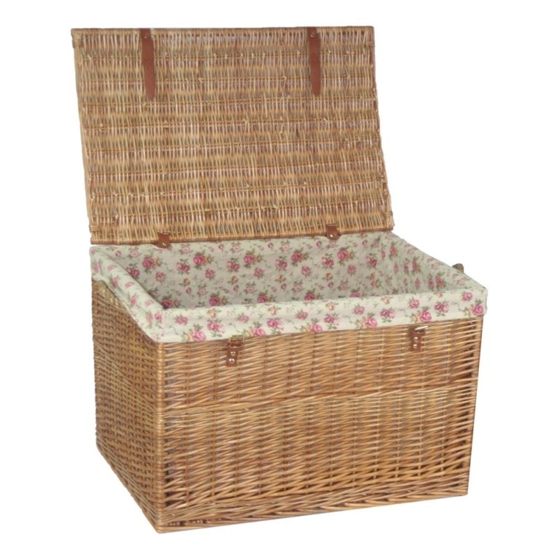 Large Light Steamed Storage Hamper - Storage Baskets - British D'sire