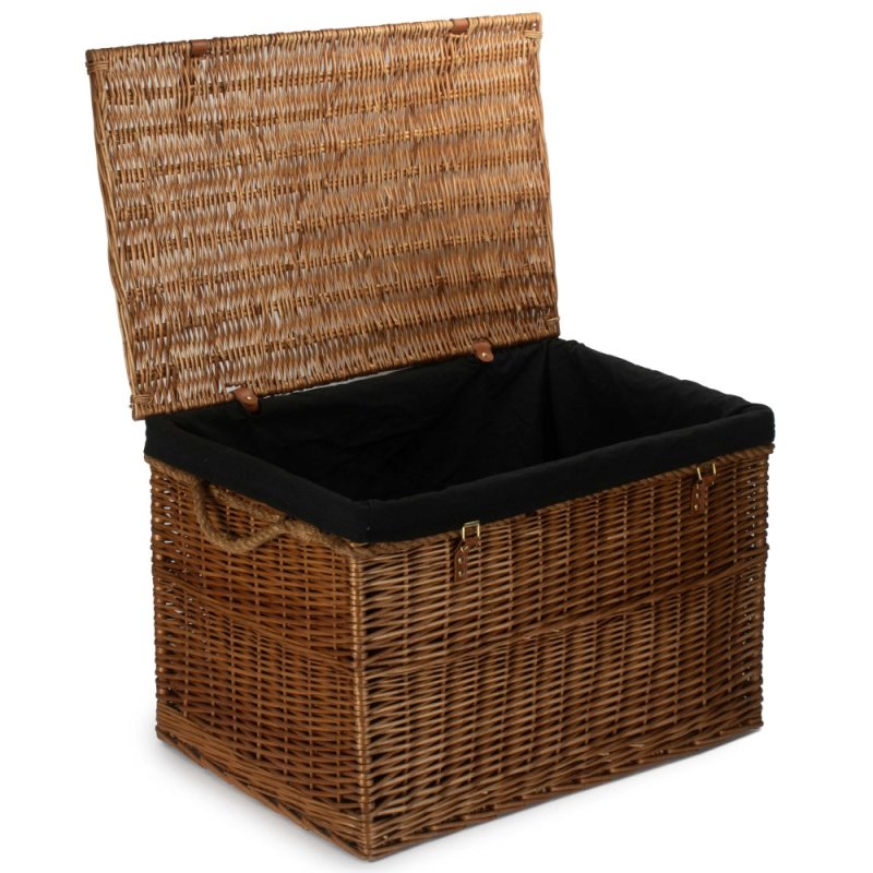 Large Light Steamed Storage Hamper - Storage Baskets - British D'sire