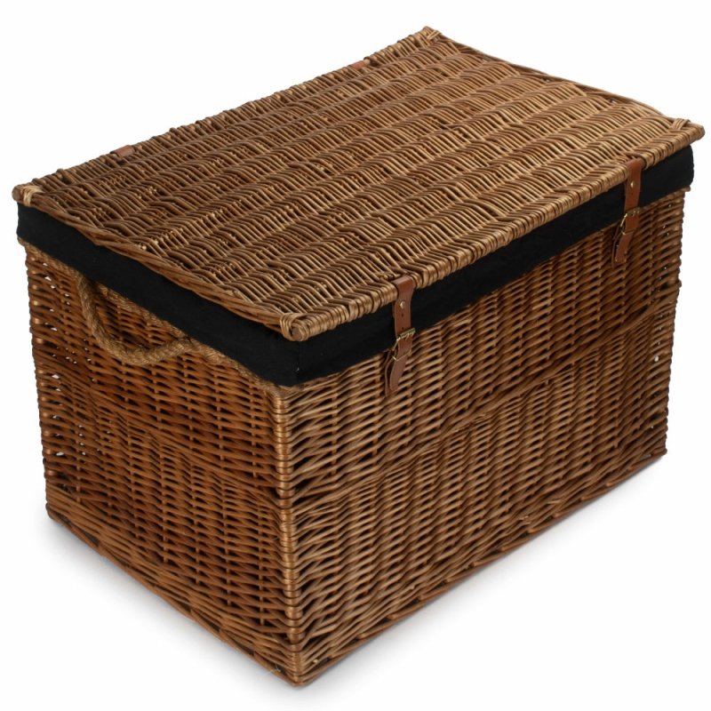 Large Light Steamed Storage Hamper - Storage Baskets - British D'sire