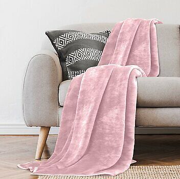 Large Luxury Cozy Winter Faux Fur Throw Sofa Bed Mink Soft Warm Fleece Blanket - Home, Furniture & DIY:Bedding:Blankets - British D'sire