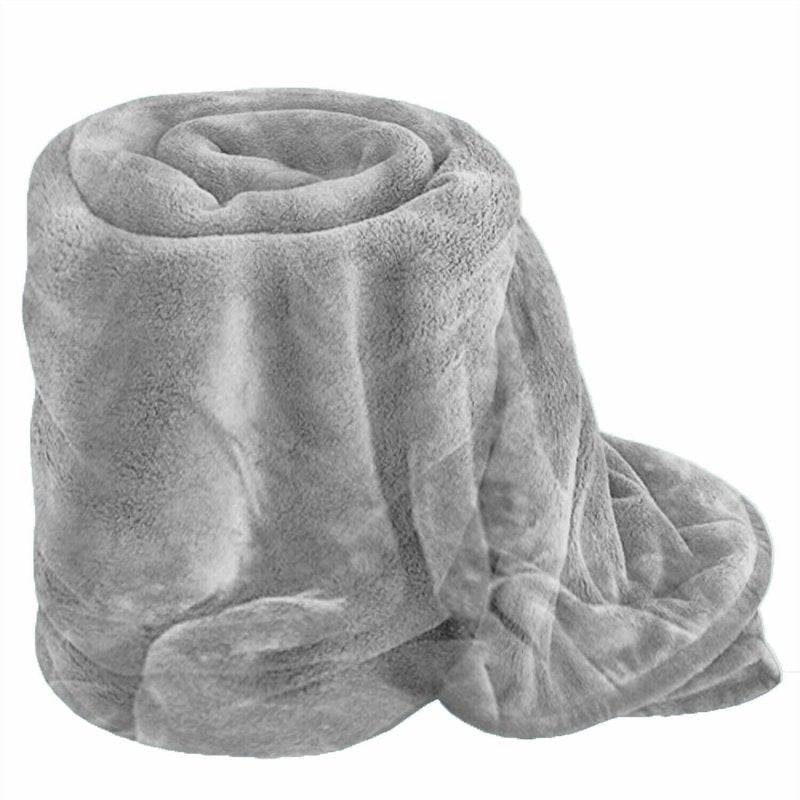 Large Luxury Cozy Winter Faux Fur Throw Sofa Bed Mink Soft Warm Fleece Blanket - Home, Furniture & DIY:Bedding:Blankets - British D'sire