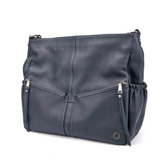 Lennox Demi Navy Leather Handbag - Pre - order Oct Delivery - Limited Edition - Backpack - British D'sire