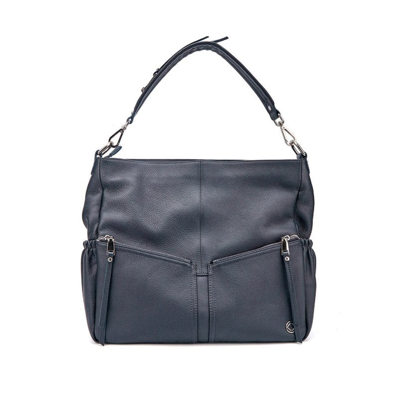 Lennox Demi Navy Leather Handbag - Pre - order Oct Delivery - Limited Edition - Backpack - British D'sire