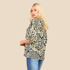 Leopard Print Blouse - Top - British D'sire