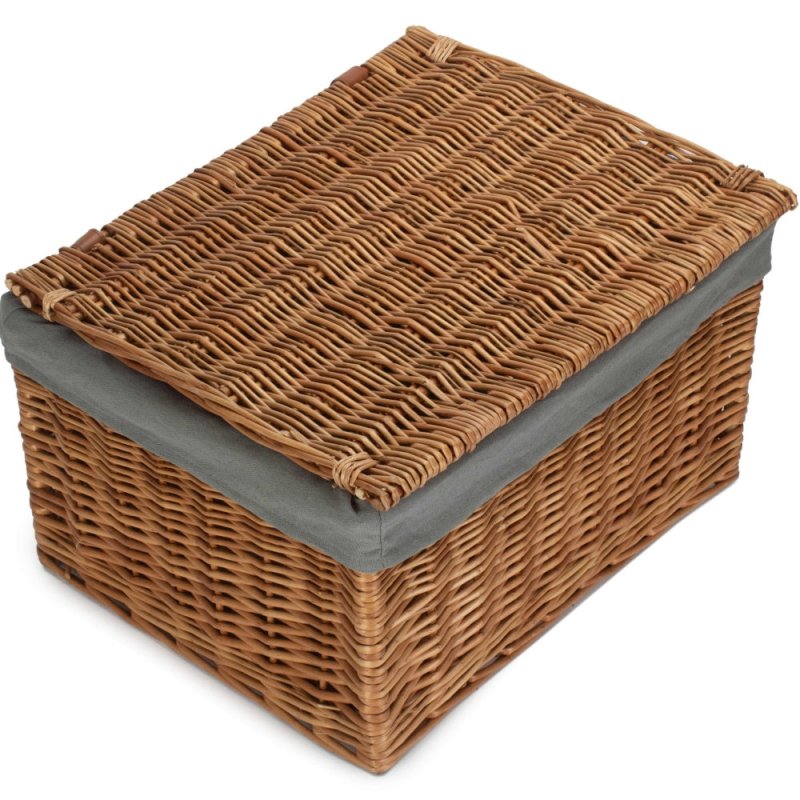 Light Steamed Cotton Lined Storage Basket - Storage Baskets - British D'sire