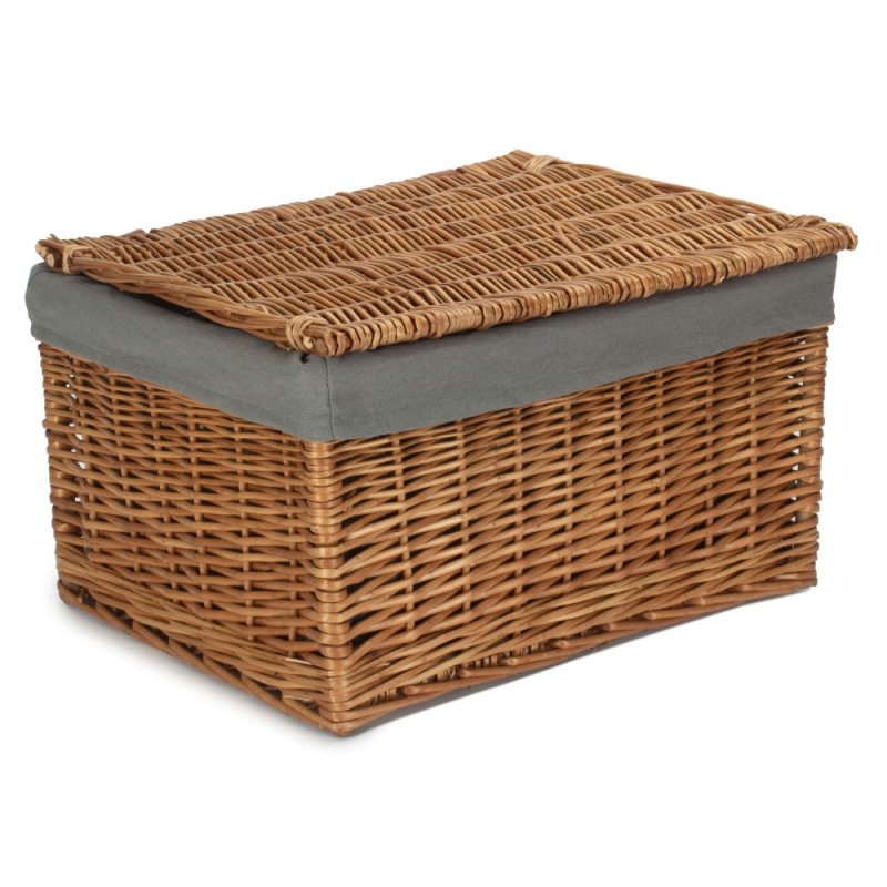 Light Steamed Cotton Lined Storage Basket - Storage Baskets - British D'sire