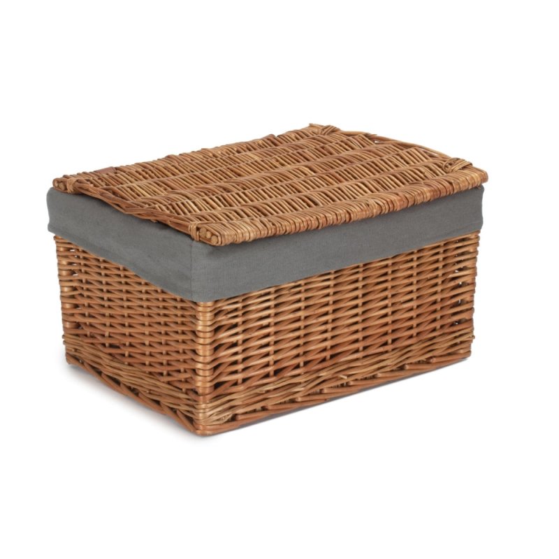 Light Steamed Cotton Lined Storage Basket - Storage Baskets - British D'sire