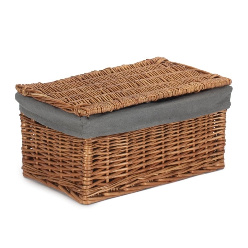 Light Steamed Cotton Lined Storage Basket - Storage Baskets - British D'sire