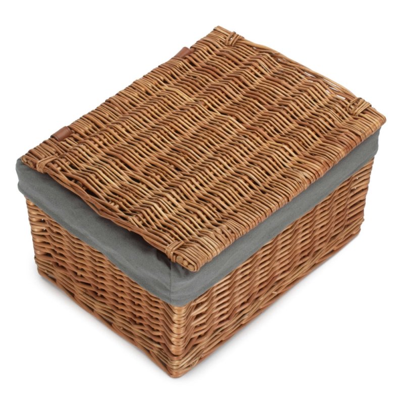 Light Steamed Cotton Lined Storage Basket - Storage Baskets - British D'sire