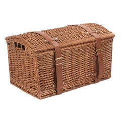 Light Steamed Wicker Domed Storage Hamper - Storage Baskets - British D'sire