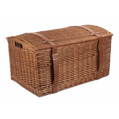 Light Steamed Wicker Domed Storage Hamper - Storage Baskets - British D'sire