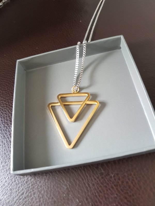 Limited Edition Jewellery - Gold Pyramid Chain - All Products - British D'sire