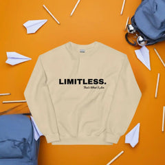 LIMITLESS Unisex Sweatshirt - Unisex Sweatshirt - British D'sire