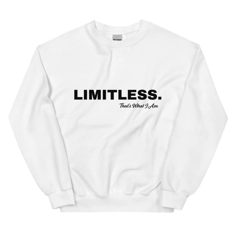 LIMITLESS Unisex Sweatshirt - Unisex Sweatshirt - British D'sire