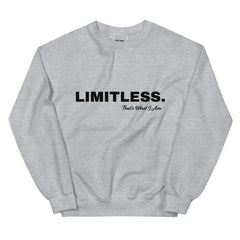 LIMITLESS Unisex Sweatshirt - Unisex Sweatshirt - British D'sire