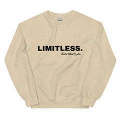 LIMITLESS Unisex Sweatshirt - Unisex Sweatshirt - British D'sire