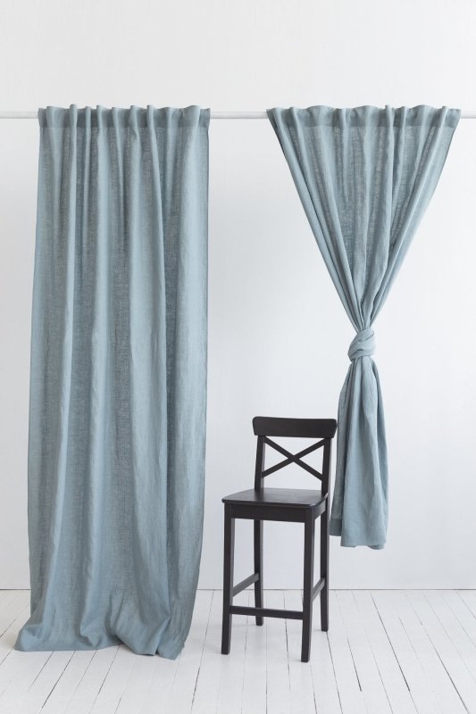 Linen curtain with multifunctional heading tape - Heading Tape - British D'sire