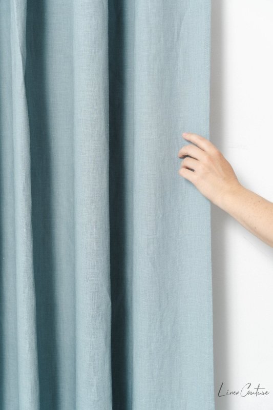 Linen curtain with multifunctional heading tape - Heading Tape - British D'sire