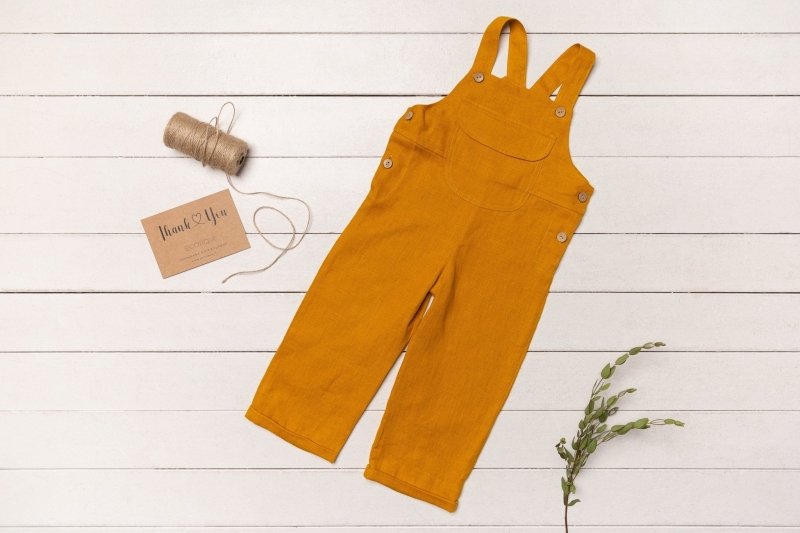 Linen Jumpsuit for Kids - Jumpsuit - British D'sire