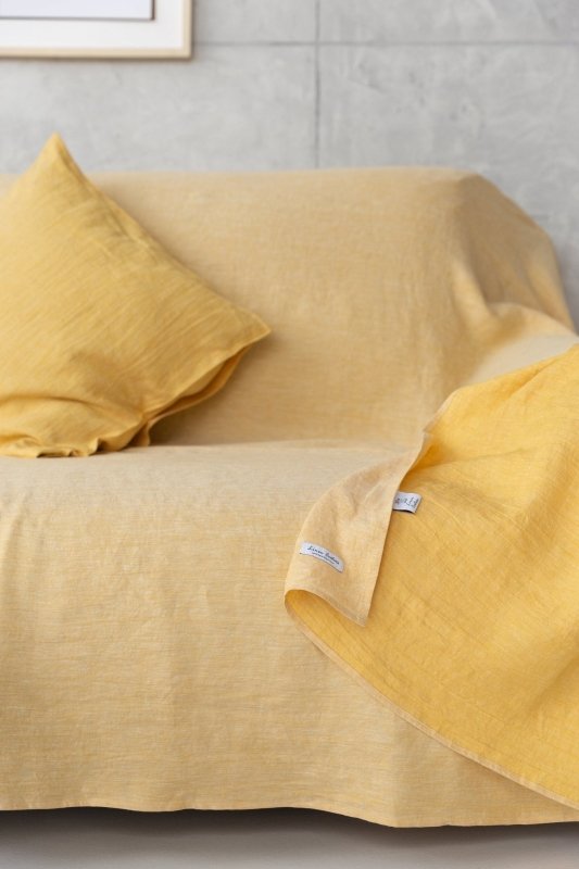 Linen pillow cases with envelope closure - Pillowcases envelope - British D'sire