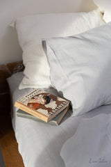 Linen pillow cases with envelope closure - Pillowcases envelope - British D'sire