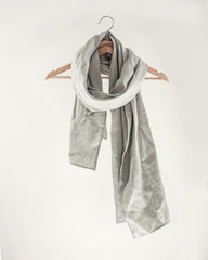 Linen scarf in Light Grey - Scarf - British D'sire