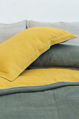 Linen Sham Pillowcase in Honey - Pillowcases shams - British D'sire