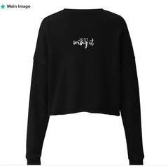 Live Bold Crop Sweatshirt - sweatshirt women - Crop Tee - British D'sire