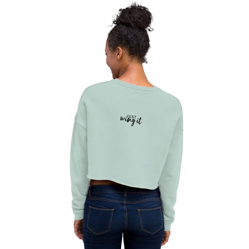 Live Bold Crop Sweatshirt - Crop Tee - British D'sire