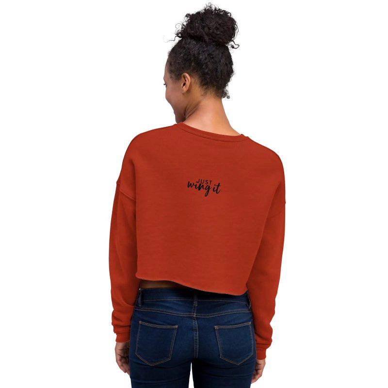 Live Bold Crop Sweatshirt - Crop Tee - British D'sire