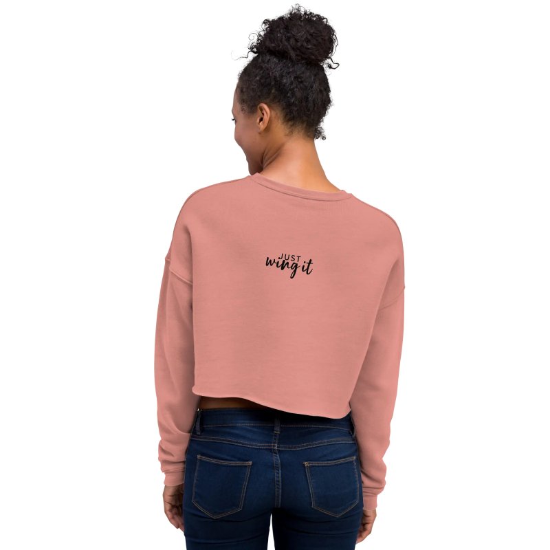 Live Bold Crop Sweatshirt - Crop Tee - British D'sire